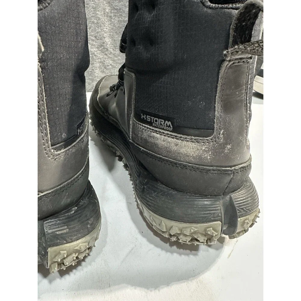 Under Armour Boots Fat Tire Govie Grey Black Michelin 1299193-100 Men’s Size 9